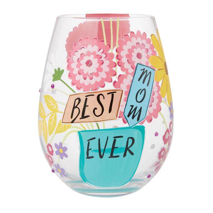 endura Best Mom Stemless Wine Glass