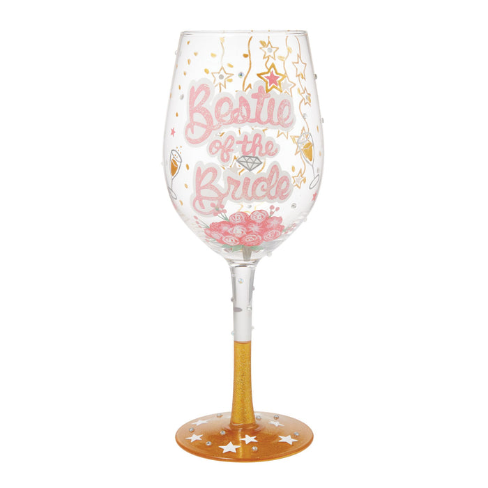endura Bestie of the Bride Wine Glass