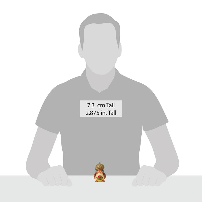 Endura Bird With Acorn Hat Figurine