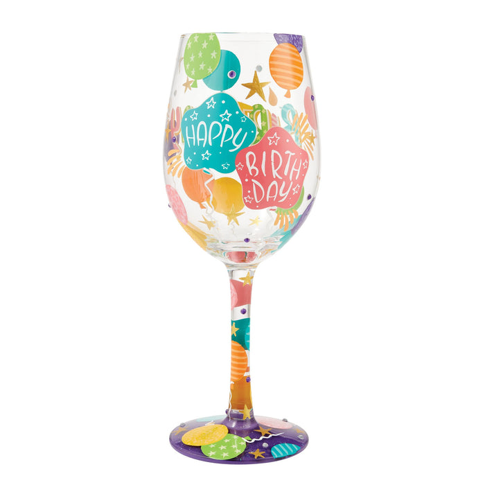 Endura Birthday Girl Wine Glass
