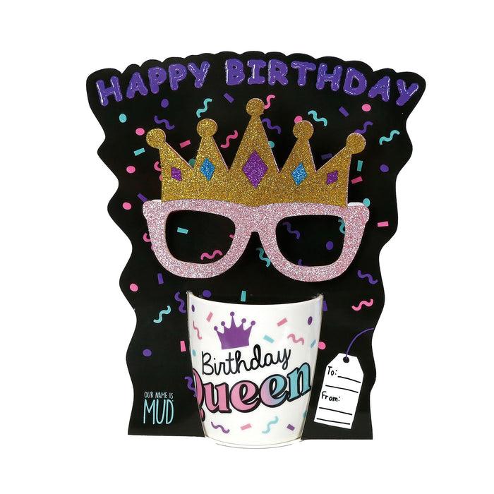 endura Birthday Queen Mug w Glasses