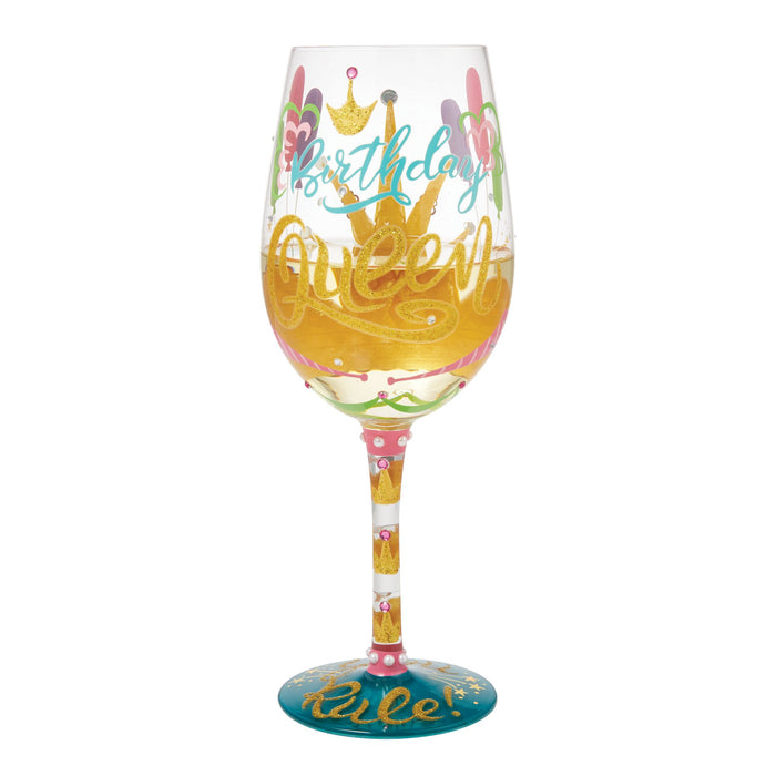 Endura Birthday Queen Wine Glass