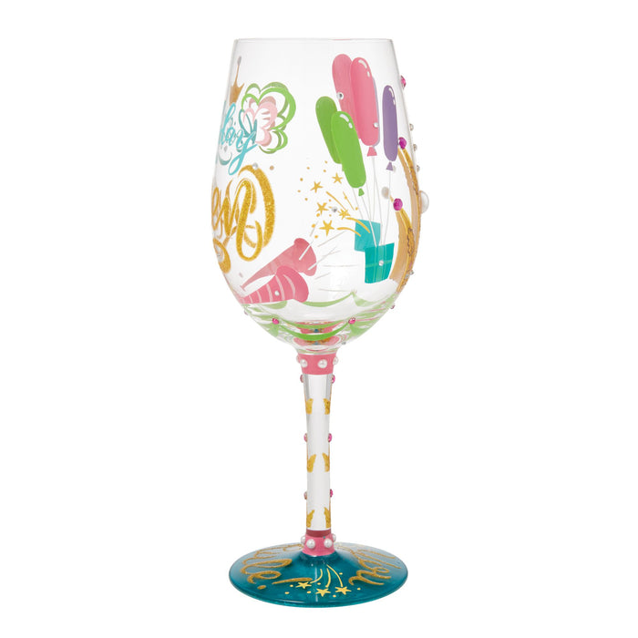 Endura Birthday Queen Wine Glass