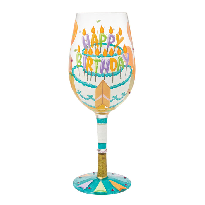 Endura Birthday Slice Wine Glass