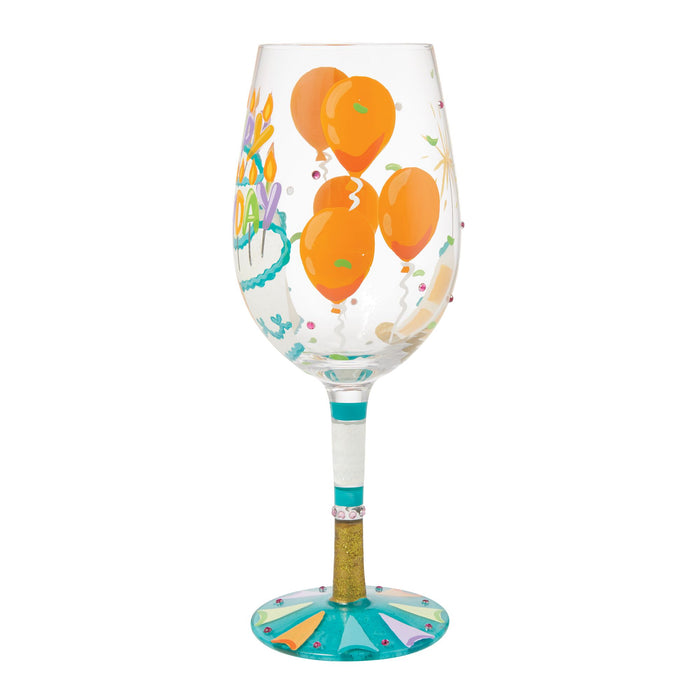 Endura Birthday Slice Wine Glass