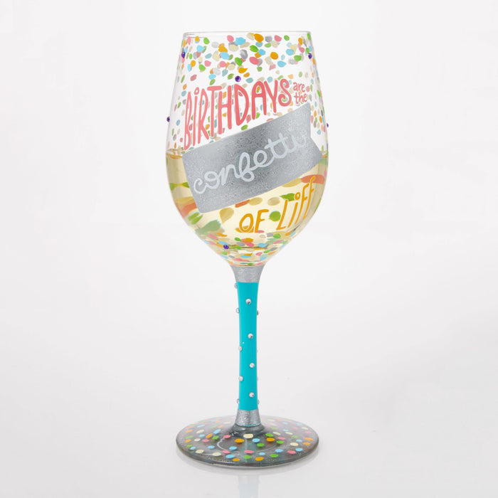 Endura Birthdays Are Confetti Glass