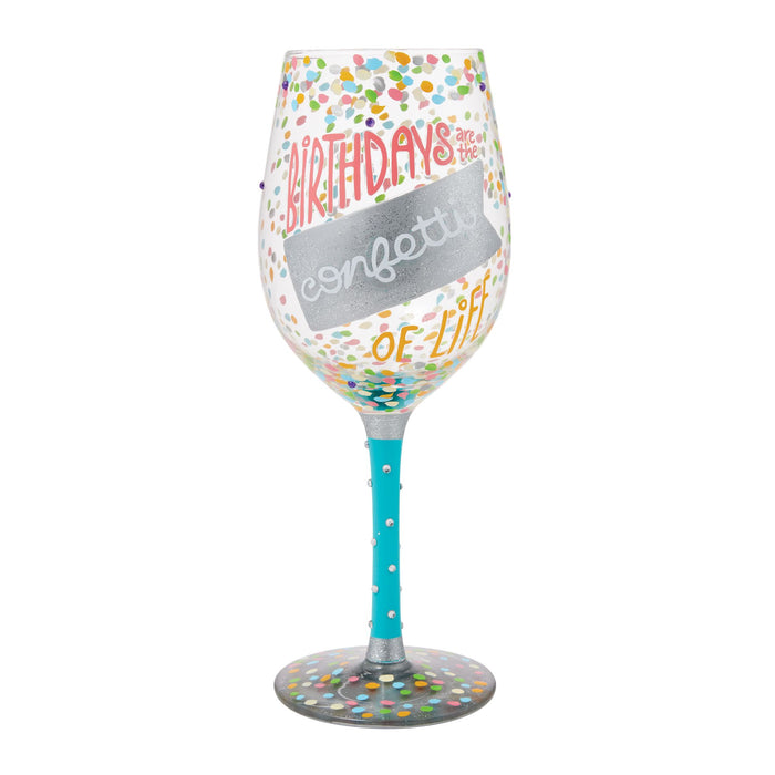 endura Birthdays are Confetti Glass