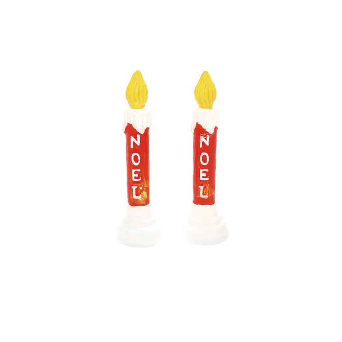 endura Blow Mold Candle s/2