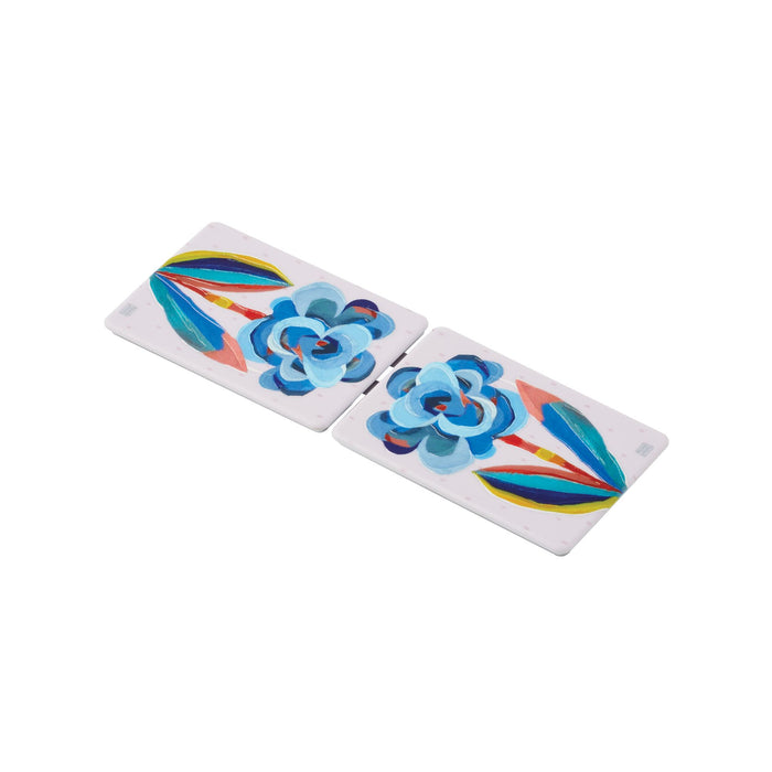 Endura Blue Bloom Compact Mirror