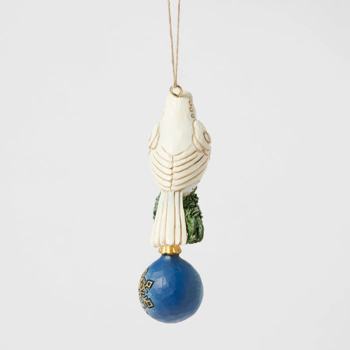 Endura Blue & Gold Dove Ornament