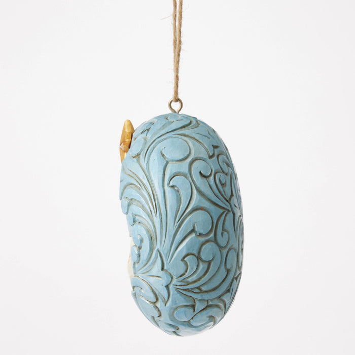 Endura Blue & Gold Holy Family Orn