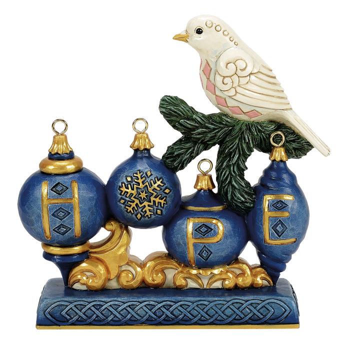 endura Blue & Gold Hope with Dove Fig