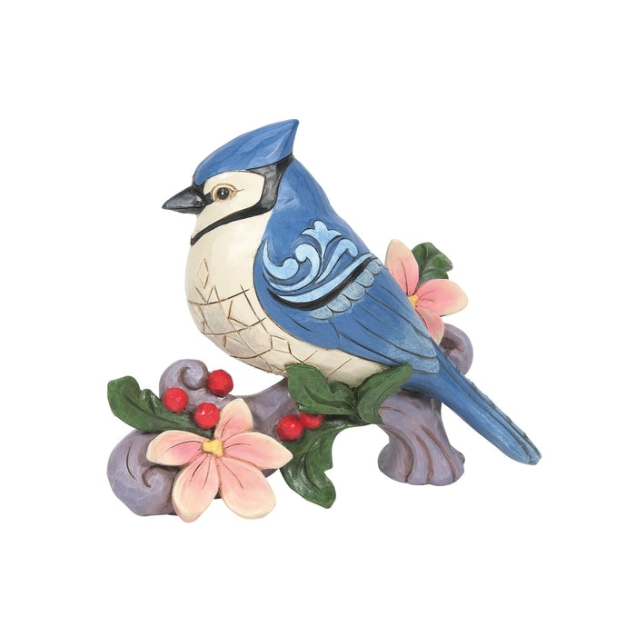 endura Blue Jay with Flowers