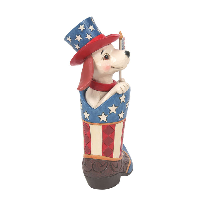 Endura Boot With Dog Holding Flag Fig
