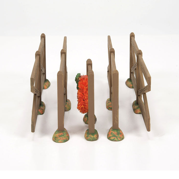 Endura Brown Crossbuck Fence Set