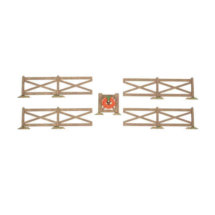 endura Brown Crossbuck Fence Set
