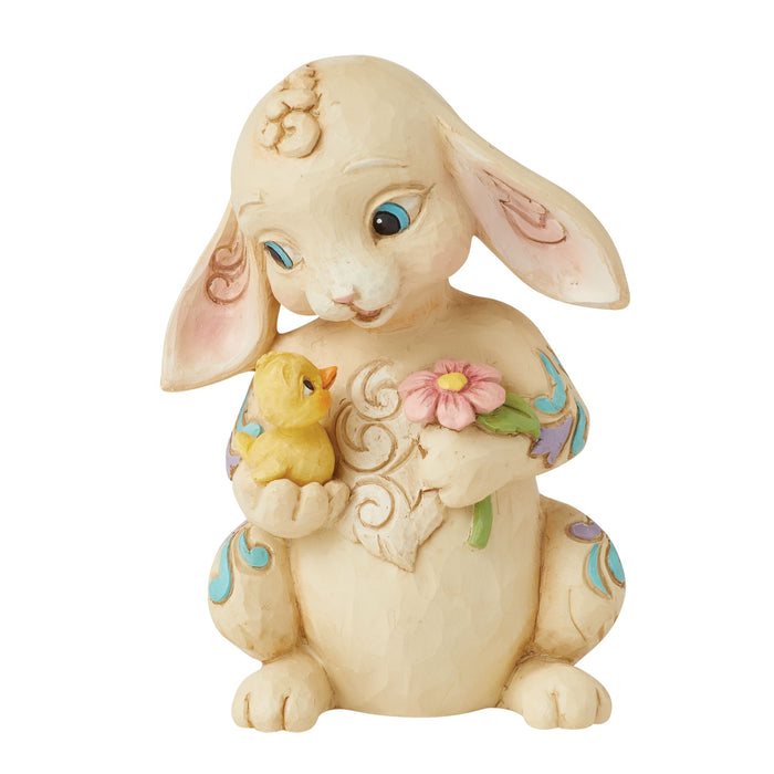 endura Bunny with Chick Mini Figurine
