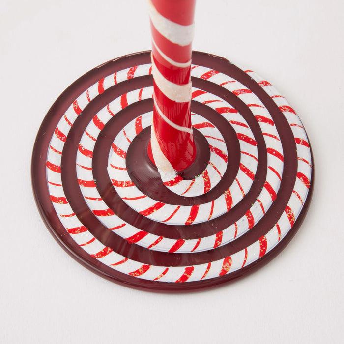 Endura Candy Cane Jar Wine Glass