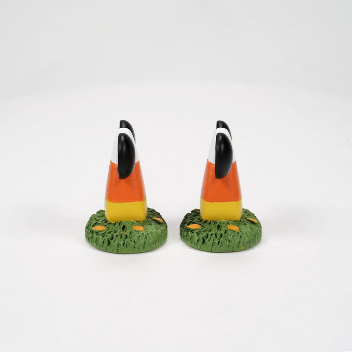 Endura Candy Corn Topiaries S/2