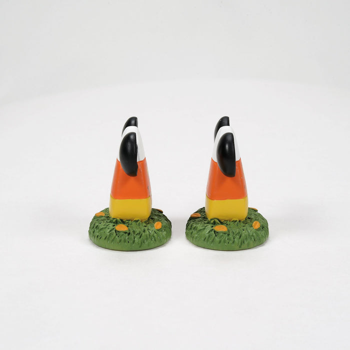 Endura Candy Corn Topiaries S/2