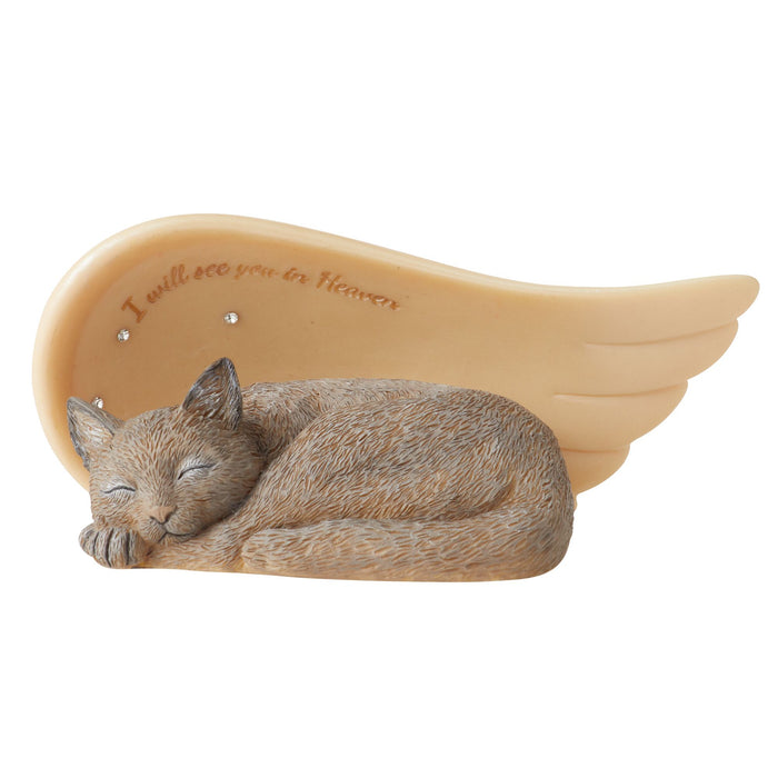endura Cat Angel figurine