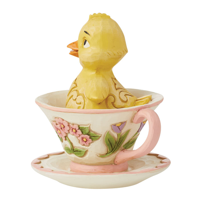 Endura Chick In Teacup Mini Figurine