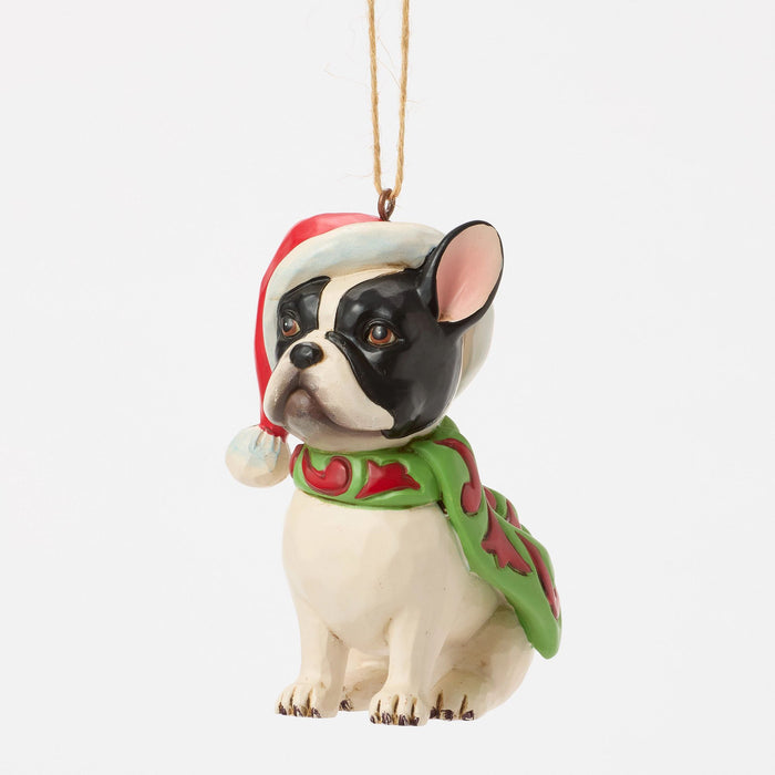 Endura Christmas Dog Frenchie Orn