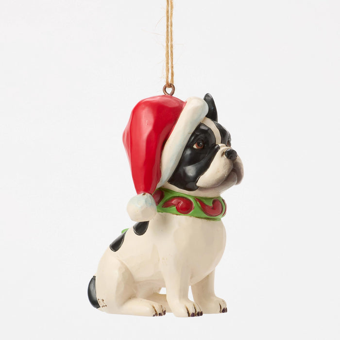 Endura Christmas Dog Frenchie Orn