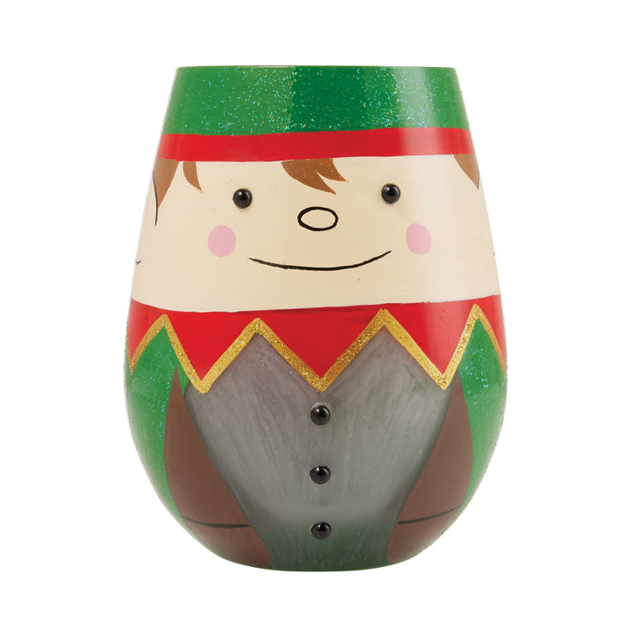 endura Christmas Elf Stemless Wine