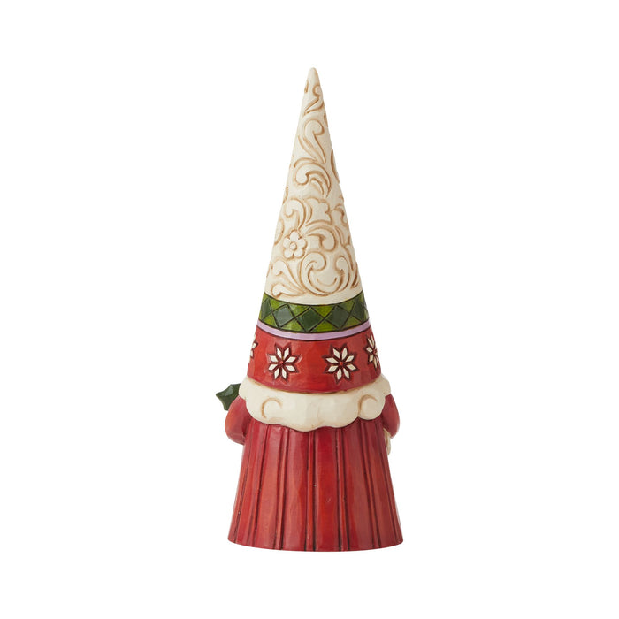 Endura Christmas Gnome Holding Holly