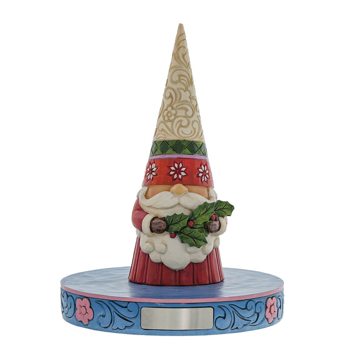 Endura Christmas Gnome Holding Holly