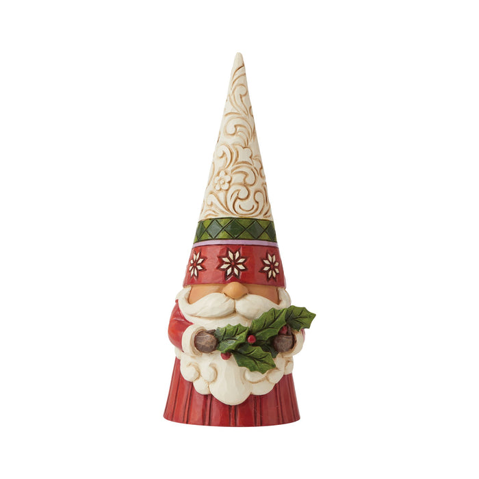 endura Christmas Gnome Holding Holly