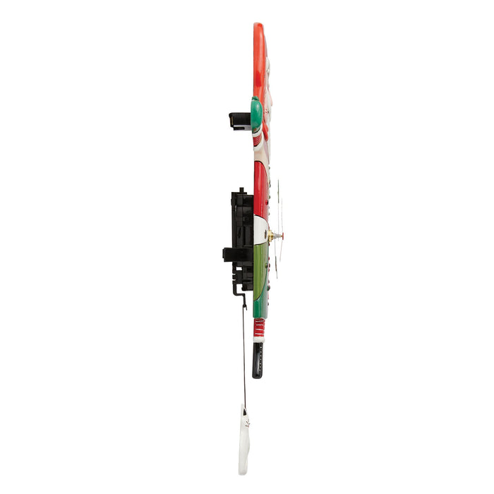 Endura Crazy Cat Santa Clock