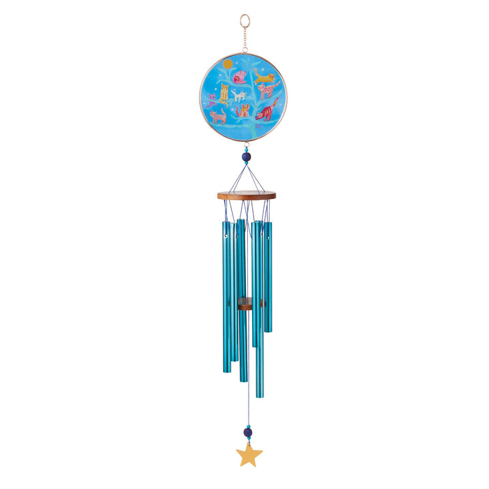endura Crazy Cats Wind Chime