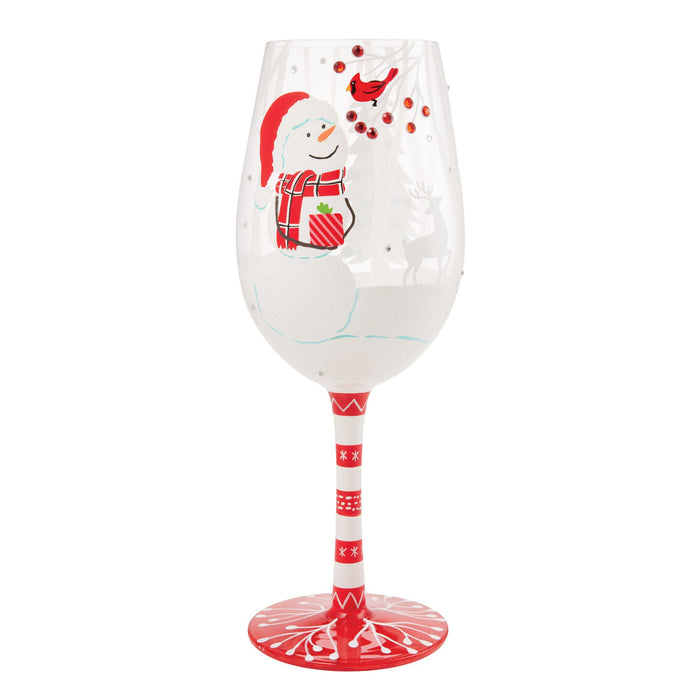 endura Crimson and Snow Wine Glass