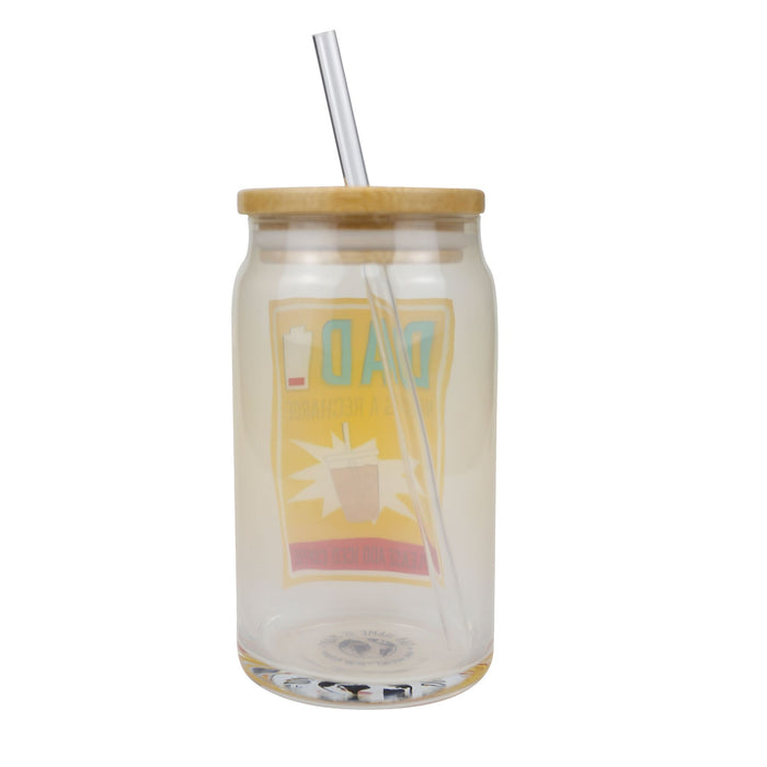 Endura Dad Latte Glass With Lid