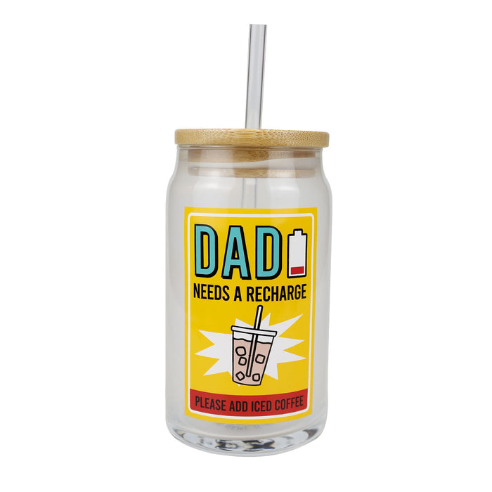 endura Dad Latte Glass with Lid