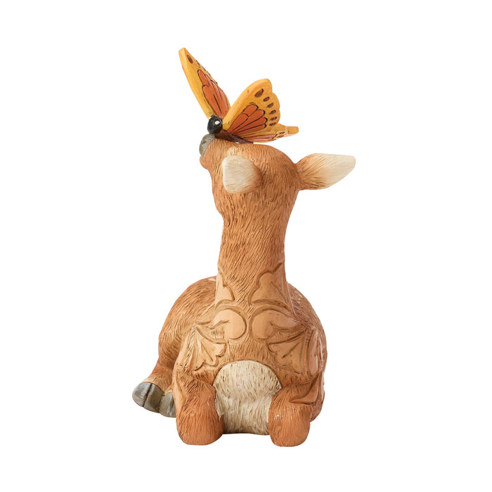 Endura Deer With Butterfly Figurine