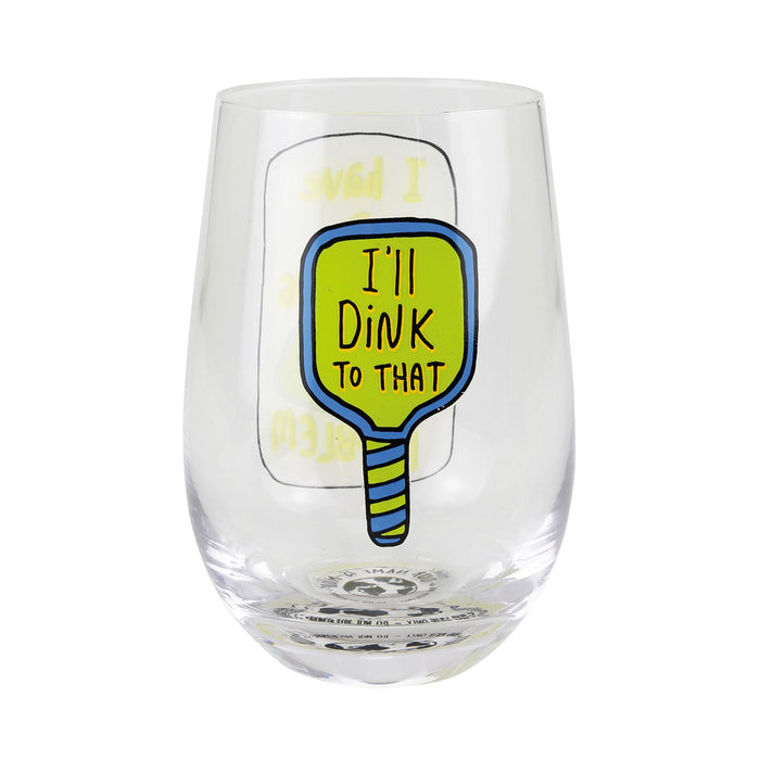 Endura Dinking Problem Stemless Glass