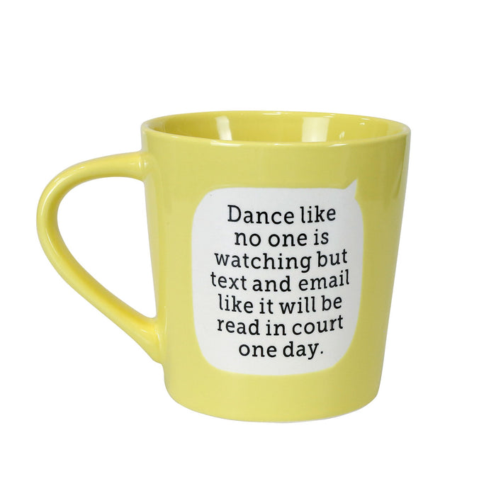 endura Dirty Mud Text Dance Mug