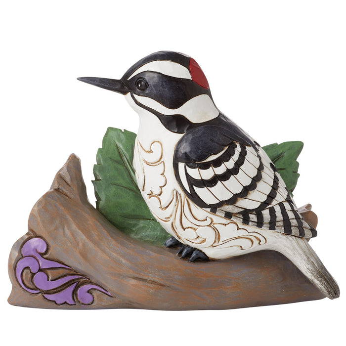endura Downy Woodpecker Figurine