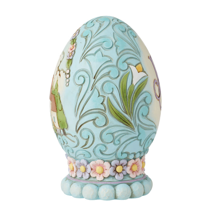 Endura Egg With Church Scene Figurine