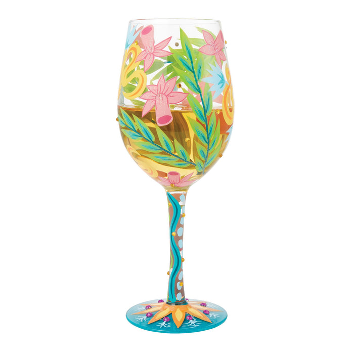 Endura Fashion Florals Wine Glass