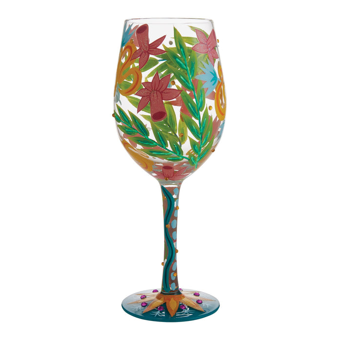 Endura Fashion Florals Wine Glass