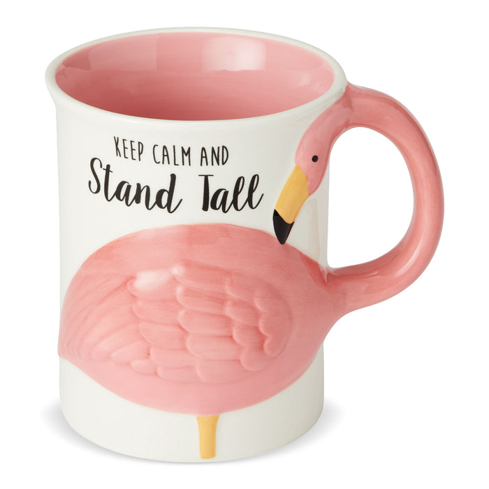 endura Flamingo Flock Sculpted Mug