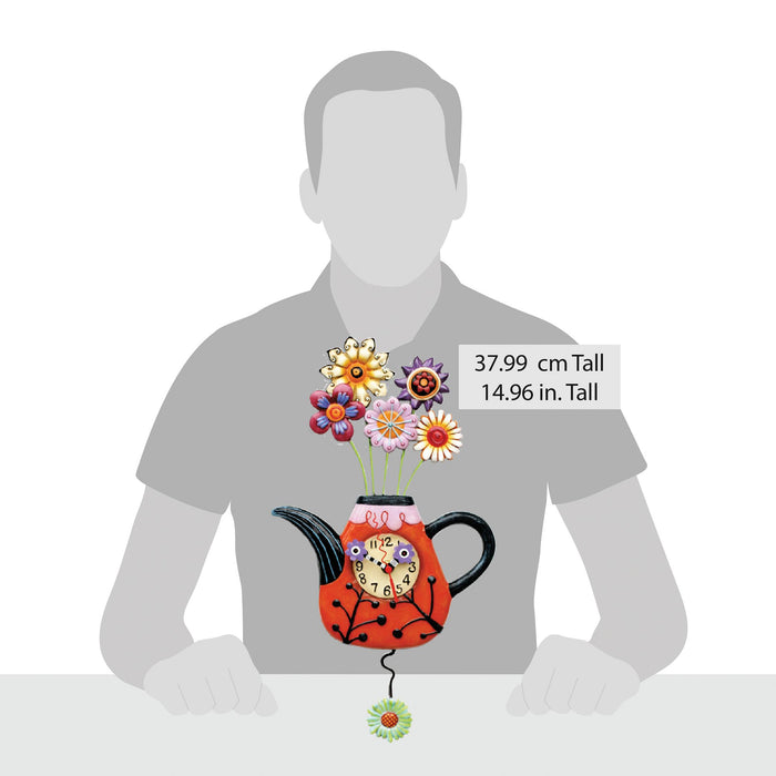 Endura Flower-tea-ful Clock