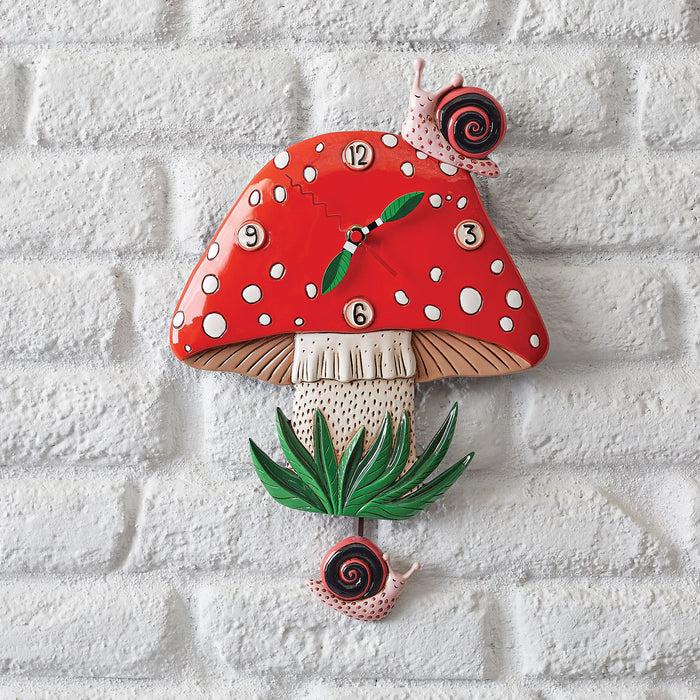 Endura Fun-Guy Mushroom Wall Clock