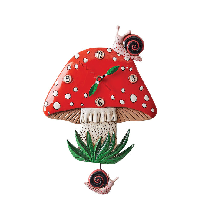 endura Fun-Guy Mushroom Wall Clock