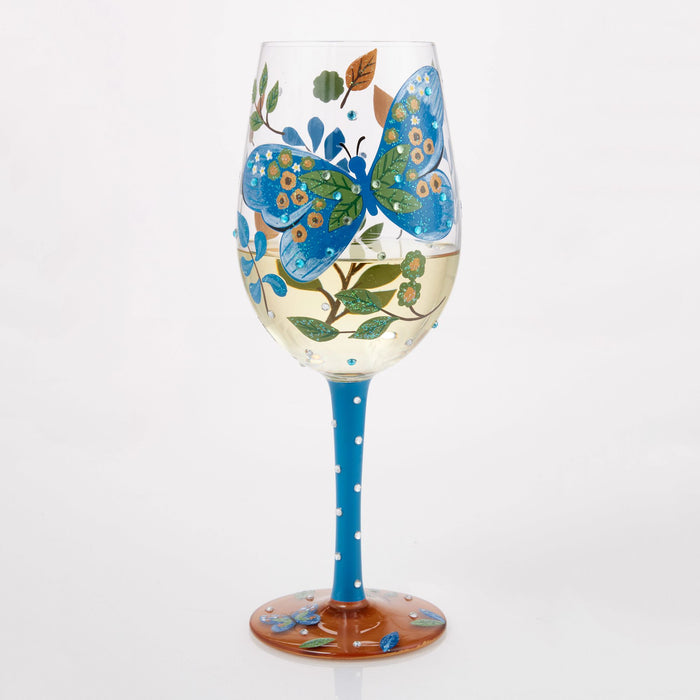 Endura Garden Butterfly Wine Glass