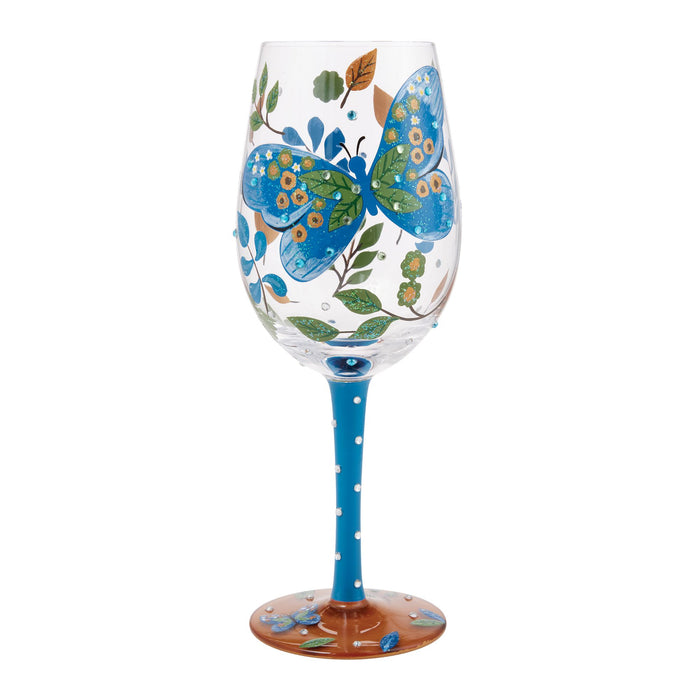 endura Garden Butterfly Wine Glass
